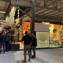 Stand Bruco in fiera con allestimenti floreali e complementi d'arredo