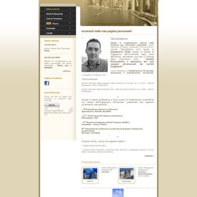 Home Page del sito web di Andrea Di Mattia Ingegnere Civile