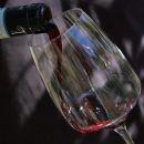 Cerasuolo d'Abruzzo Tenuta Trium versato nel calice