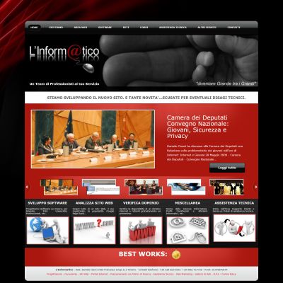 Home page del sito internet L'Informatico