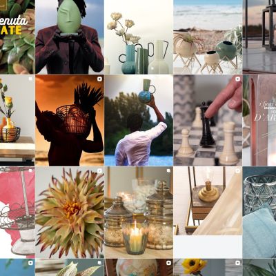 Feed Instagram Bruco con idee estive per terrazzi, tavola e arredamento