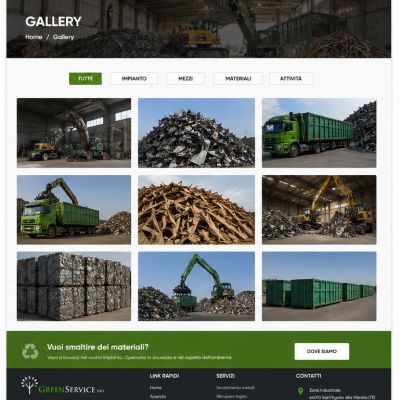 Gallery sito internet della Green Service di Mosciano Sant'Angelo