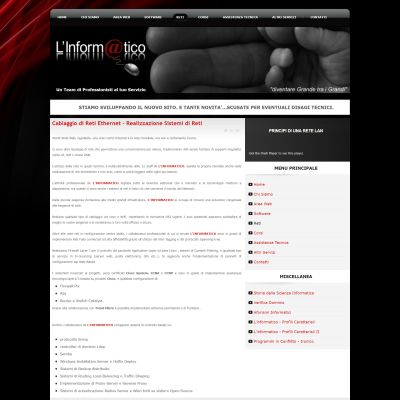 Pagina reti del sito web L'Informatico