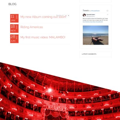 Pagina Socialise del sito internet di Rossella Rubini