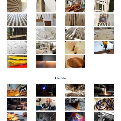 Pagina Complementi D'arredo sito internet Manufactory Design di Mosciano Sant'Angelo