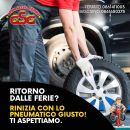 Grafica sul controllo dei pneumatici al rientro dalle ferie