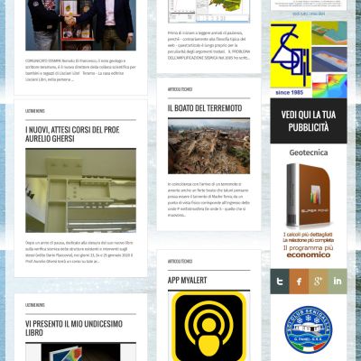 Home page sito internet Romolo Di Francesco