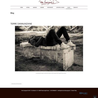 Pagina Blog del sito internet di Agriturismo Villa Cascignoli di Roseto degli Abruzzi