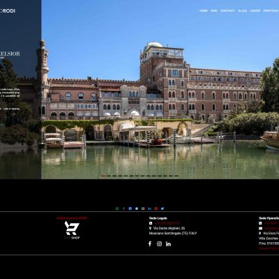 Pagina progetto Hotel Excelsior Venezia del sito Gruppo Rodi