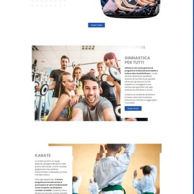 Pagina home Sito Web wellnessteramo.it