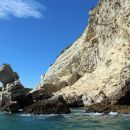 Motobarca Leonarda durante escursione alle Grotte Marine di Vieste