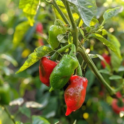 Peperoncini dell'orto Mamagio a Mosciano Sant'Angelo Teramo Abruzzo