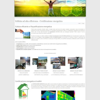 Pagina Servizi del sito internet di ASA Energia Pescara