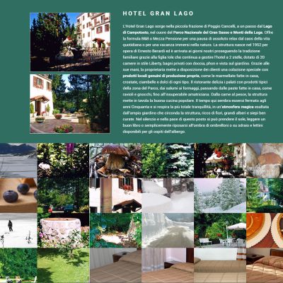 Pagina Gallery del sito internet dell'Hotel Gran Lago di Campotosto