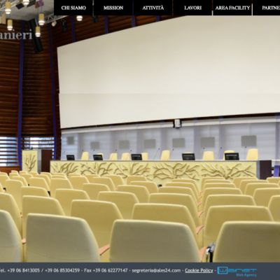 Home Page del sito internet del Gruppo Ranieri