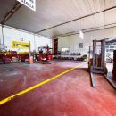 Vista panoramica dell'officina Gran Sasso Gomme