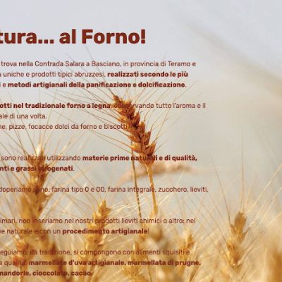 Pagina Il Forno del sito internet di Forno a Legna Nustriani di Basciano