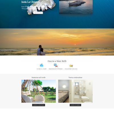 Home page del Sito Web Bed and Breakfast Duccio al Mare a Vieste nel Gargano
