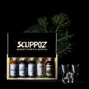 Foto ambientata per e-commerce Scuppoz bottiglie medicinette