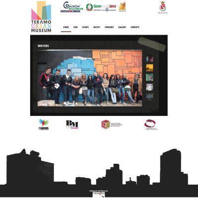 Home page del sito internet Teramo Urban Museum