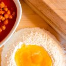 Chitarra teramana con pallottine del Ristorante La Tacchinella