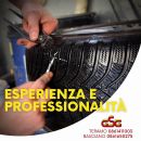 Grafica Gran Sasso Gomme sul controllo professionale del battistrada