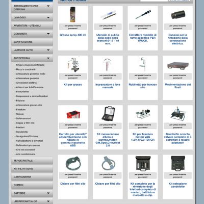 Pagina Autofficina del sito internet di Automotive 24 Shop a Castellalto (TE)