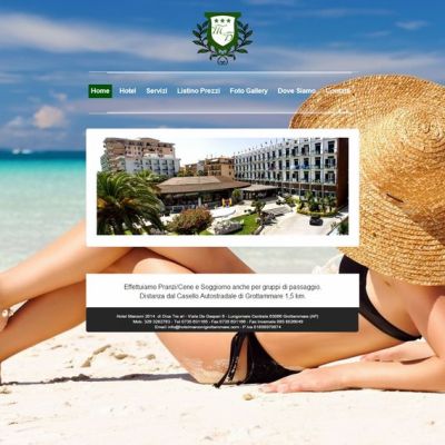 Home Page del sito internet dell'Hotel Marconi di Grottammare