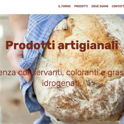 Home Page del sito internet di Forno a Legna Nustriani di Basciano