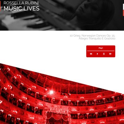 Home page sito internet di Rossella Rubini