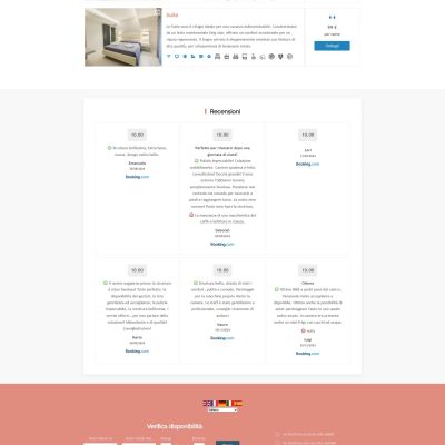 Pagina Prenota del sito web Residence AleDen Vieste