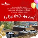 Grafica per organizzare feste private negli spazi del Maneggio Team Horse