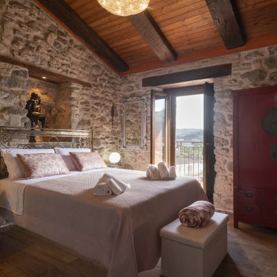 Camera matrimoniale del Bed and Breakfast Abruzzo Tower a Montorio al Vomano in Abruzzo