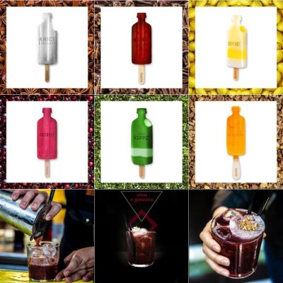 Feed Instagram Scuppoz dedicato alla linea di bottiglie colorate e ai cocktail
