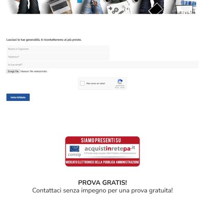 Pagina Lavora Con Noi del sito internet di Cleanter