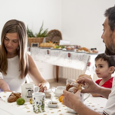 Colazione del Bed and Breakfast Incanto di Luna a Vieste vicino Pizzomunno