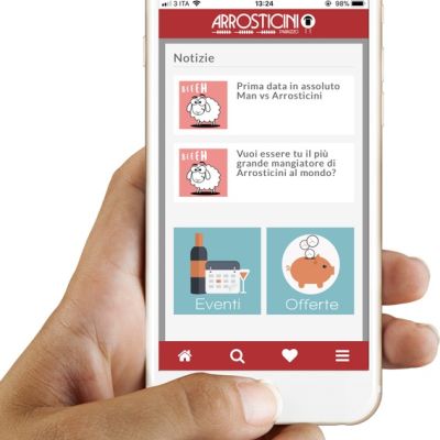 Home dell'App Mobile Arrosticini d'Abruzzo per Android e Apple iOS
