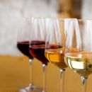 Calici di Trebbiano, Cerasuolo e Montepulciano d'Abruzzo Tenuta Trium