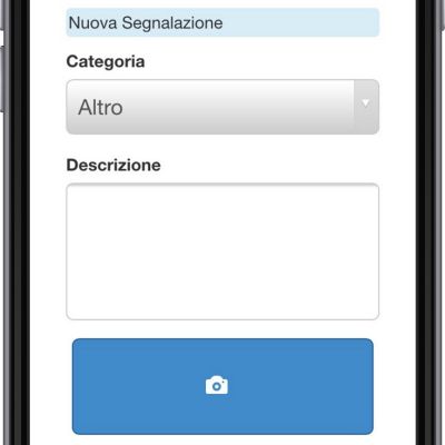 Schermata home dell'App MyAlert