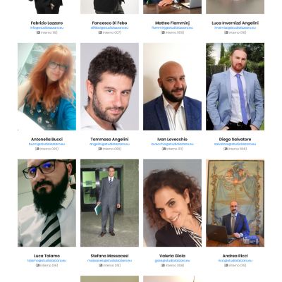 Pagina chi siamo del sito internet dello Studio Legale Lazzaro