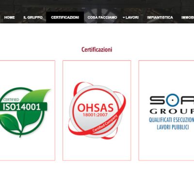 Certificazioni del Sito Web Polisini.com di Montorio al Vomano Teramo Abruzzo