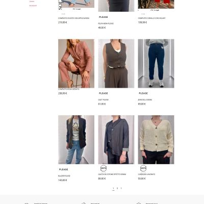 Pagina Moda Donna dell'ecommerce Altra Idea Moda di Isola del Gran Sasso in provincia di Teramo