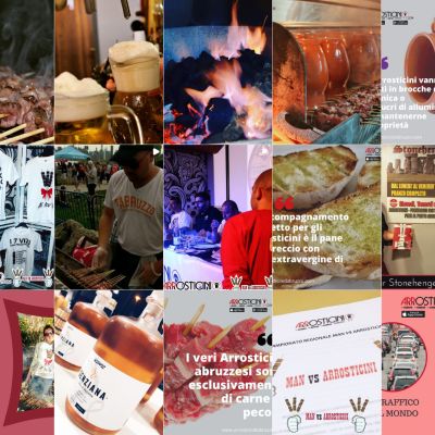 Feed Instagram Arrosticini d'Abruzzo con cottura alla griglia e confezioni