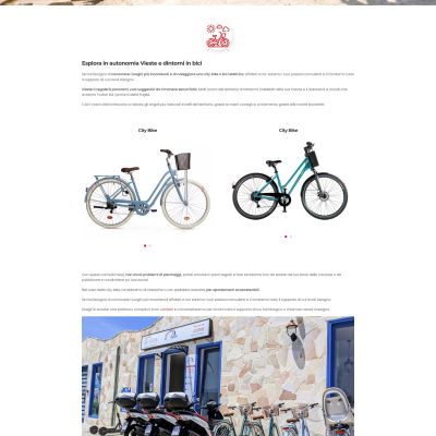 Pagina noleggio bici Vieste Gargano del Sito Web Noleggio Vieste