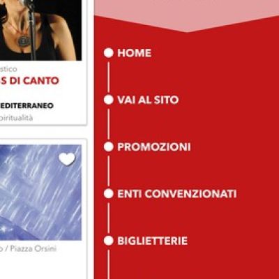 Menù laterale App Android - Apple di Abruzzo Dal Vivo