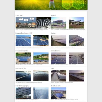 Pagina Impianti del sito internet di ASA Energia Pescara