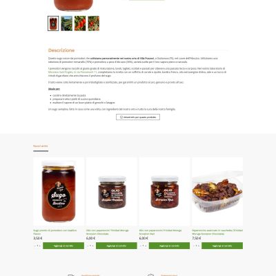 Scheda prodotto del Sito Web E-Commerce Mamagio