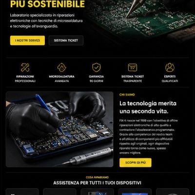 Home Page del sito internet di Fix It