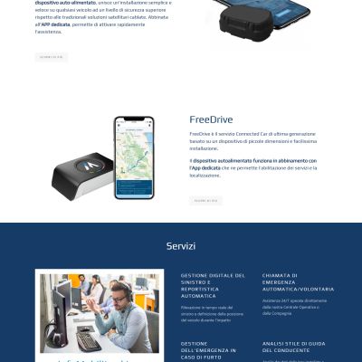 Home page del Sito Web Infomobility