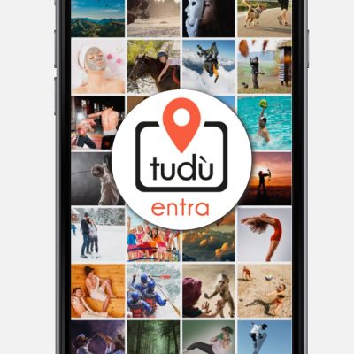 Schermata di intro della Mobile App TUDU Abruzzo